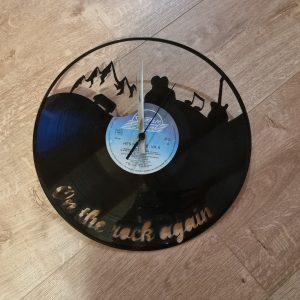 Horloge - vinyle personnalisé