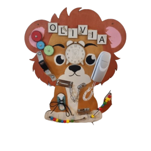 Lion - jeu de motricité en bois