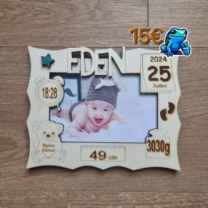 Cadre de naissance personnalisé
