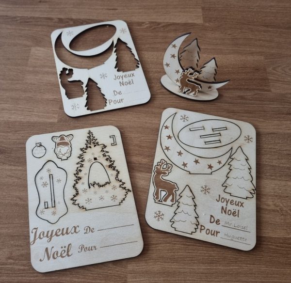 Carte Postale de Noël 3D à Assembler – Image 4